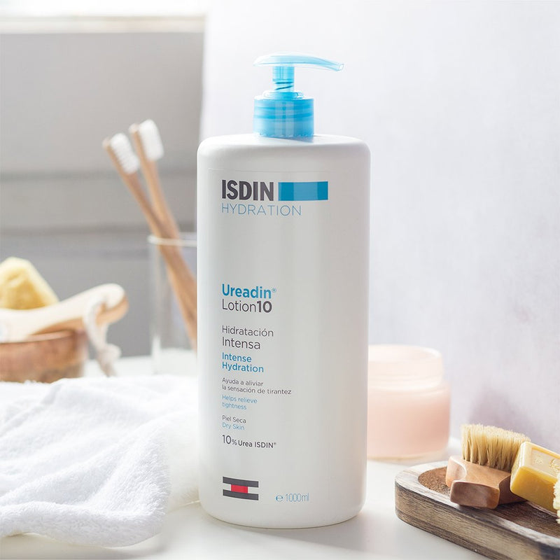 ISDIN Ureadin Lotion 10 (1000ml) | Body lotion with intensive moisture supply for dry skin 10% Urea 1 l (pack of 1) - NewNest Australia