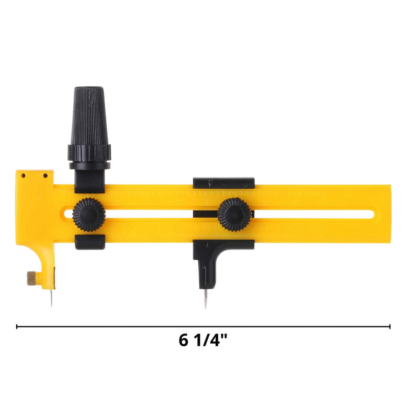 Mr. Pen- Compass Circle Cutter, 6.25In, Circle Cutter, Fabric Circle Cutter, Circle Cutter for Paper Crafts, Compass Cutter, Circular Cutter, Cutting Compass, Circle Cutter for Fabric - NewNest Australia
