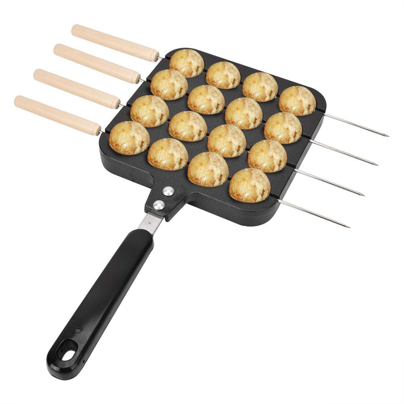 Takoyaki Maker, 16-Grid Takoyaki Pans Non-Stick Japanese Takoyaki Baking Mold Electric Oven Or Gas Stove Applicable - NewNest Australia