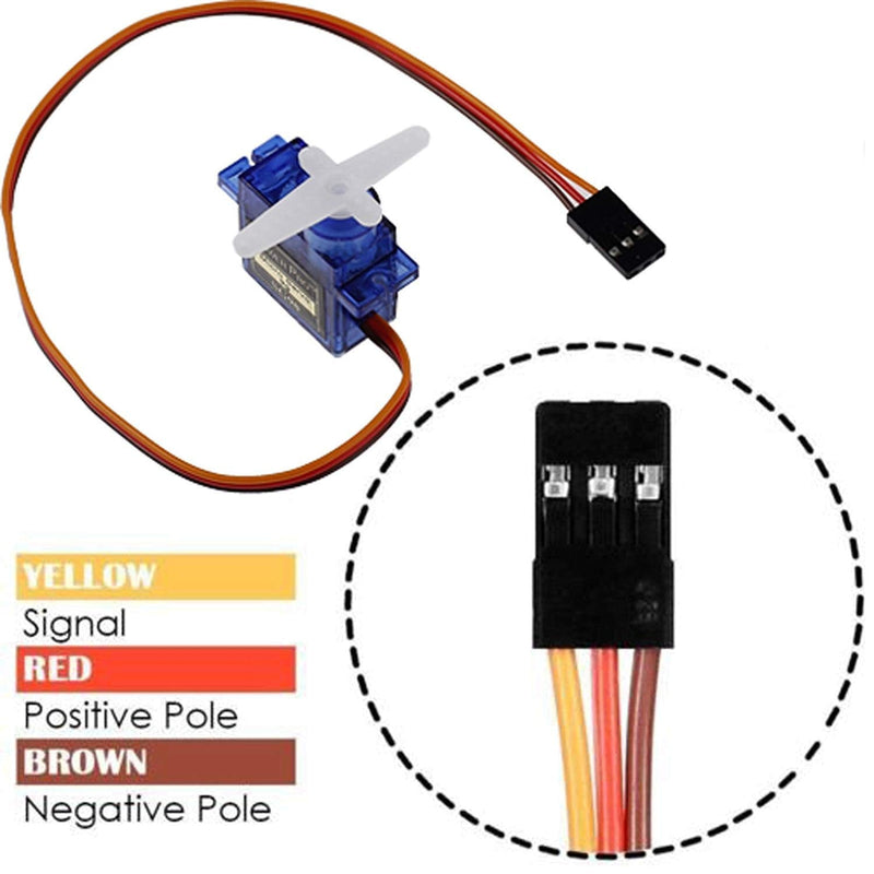 4Pcs SG90 9g Micro Servos for RC Robot Helicopter Airplane Controls Car Boat 4PCS - NewNest Australia
