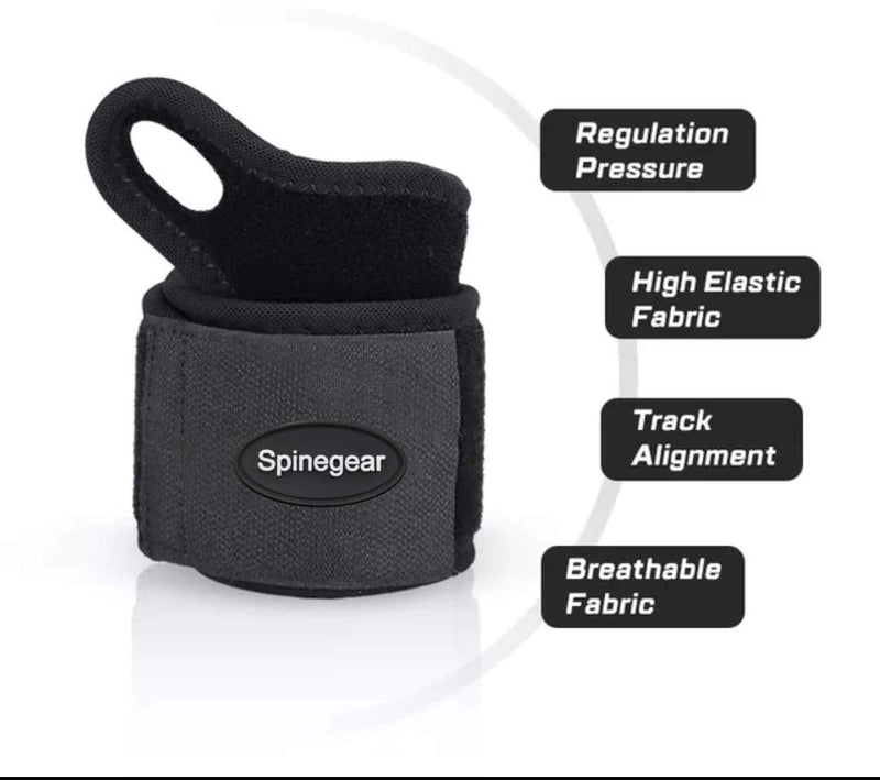 Spinegear Wrist Support Hand Brace with Thumb Stabilizer for Sports and Joint Pain Relief, Wrist Injuries & Sprains One Size Fits Left or Right Hand for Men and Women(2) 2 - NewNest Australia