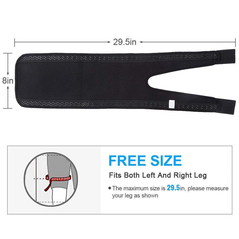 Adjustable Thigh Support Neoprene Thigh Brace with Non-Slip Strap, for Hip, Groin, Hamstring, Thigh, and Sciatic Nerve Pain Relief, Muscle Strain Prevention and Rehabilitation - NewNest Australia