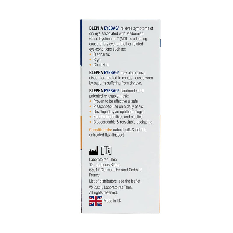 Blepha EyeBag® | Warming Eye Mask | Relief of Dry, Tired and Sore Eyes | Clinically Proven for Treatment of Eye Conditions | Made with Natural Materials | Previously the MGDRx® EyeBag - NewNest Australia