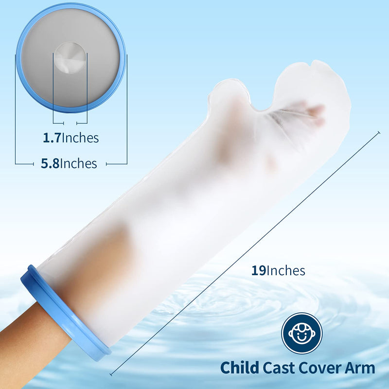 Promifun Kids Waterproof Cast Cover Arm for Shower Bath,Arm Cast Protector to Keep Wounds Dry,Reusable Cast Bag, Cast Sleeve Watertight Seal for Broken Arms, Fingers, Wrists, Hands Kid Full Arm - NewNest Australia