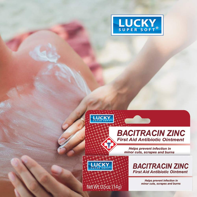Lucky Super Soft First Aid Antibiotic Ointment with Bacitracin, 0.5 Ounce - NewNest Australia