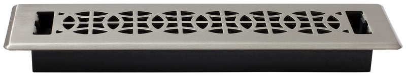 Decor Grates ECH212-NKL Eclipse Floor Register, 2x12 Inches, Brushed Nickel - NewNest Australia