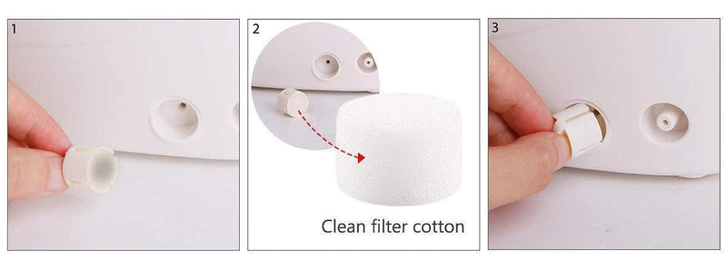 Nispira Replacement Sponges Air Filter Compatible with Adult/Kid Compressor System Cool Mist Inhaler Vaporizer, 12 Filters - NewNest Australia