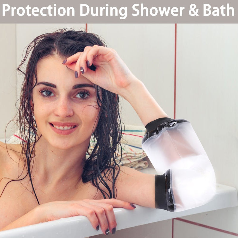 CE Approved PICC Line Arm Cover Waterproof Cast Protector for Bath Shower Injured Arm Covers Protector Wound Cover for Shower Adult Arm Elbow Sleeve Arm Waterproof Cover Cast and Dressing Protector - NewNest Australia