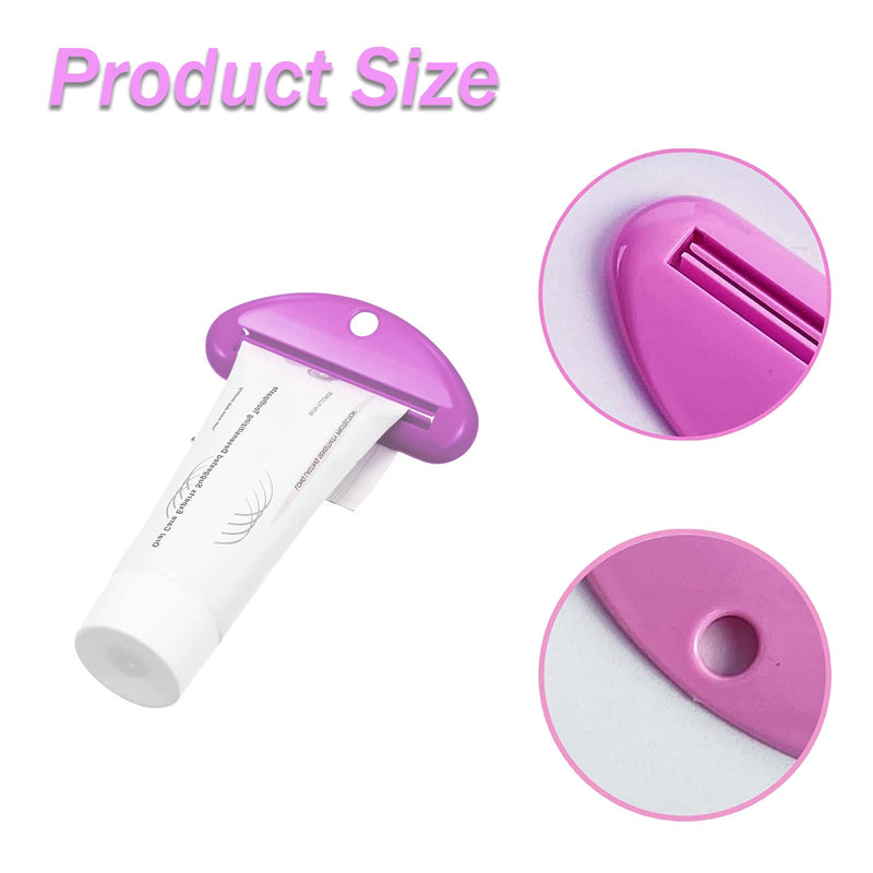 Toothpaste Tube Squeezer,4 Pcs Toothpaste Squeezer Dispenser,Plastic Toothpaste Clips Tube Squeeze,Convenient Tube Squeezer,for Toothpaste Hand Cream Paint Tube Cosmetics Transparent Color - NewNest Australia