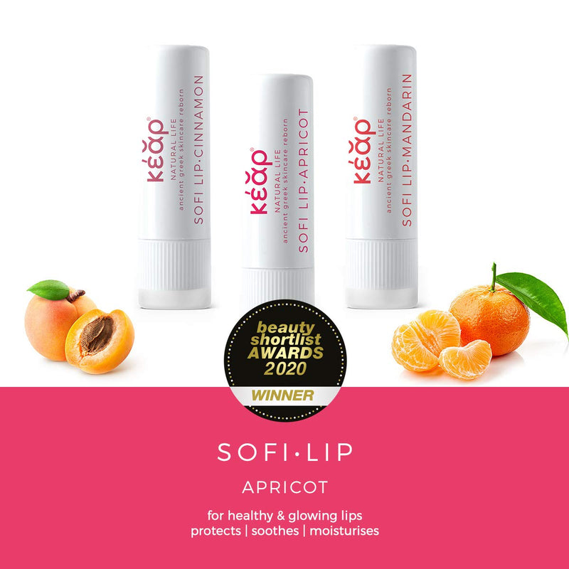 Kear Natural SofiLip™ Apricot Lip Balm, 7ml - NewNest Australia