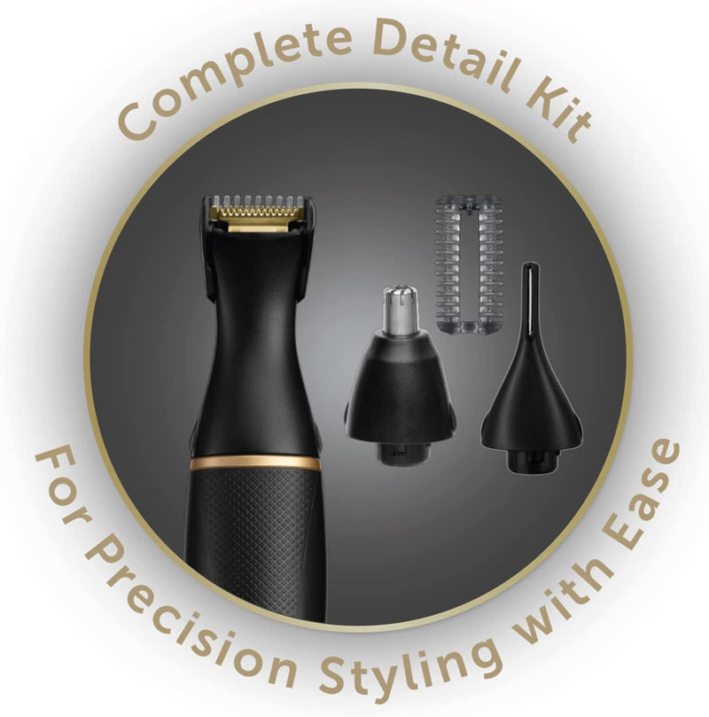Remington multi-hair clipper professional [nose hair trimmer, ear hair trimmer, eyebrow razor, beard trimmer] trimmer incl. attachment comb + detail & beard trimmer 1-5 mm + rotary cutting attachment NE7000 Pro - NewNest Australia