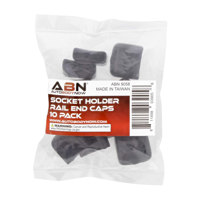 ABN End Caps for Socket Rail Set Aluminum Socket Holder, Toolbox Organization Sockets Organizer Caps Only, 10-Pack - NewNest Australia