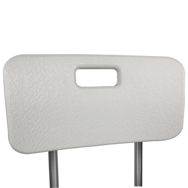 Mobiclinic, Shower Chair With Backrest, Olivo, European Brand, Height Adjustable, With Non-Slip Rubber Caps, Made Of Aluminum And Pvc, Lightweight And Easy To Use, Bath Aid, White - NewNest Australia