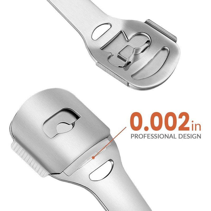 Codream Pedicure Callus Shaver Foot File Care Hard Skin Remover Callus Shaver Sets with Case, Foot File Heads & 10 Replacement Blade - NewNest Australia