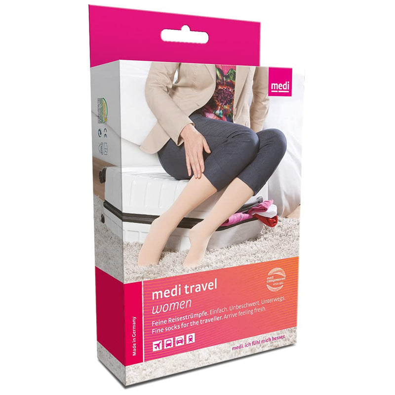 medi travel for women - travel stockings for women I compression stockings for women M caramel - NewNest Australia
