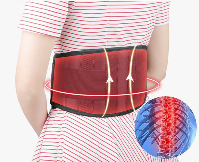 Back warmer self-heating kidney warmer magnetic field therapy waist warmer back waist support heat therapy magnetic protection heat belt thermal belly warmer heat protection back bandage women men black - NewNest Australia