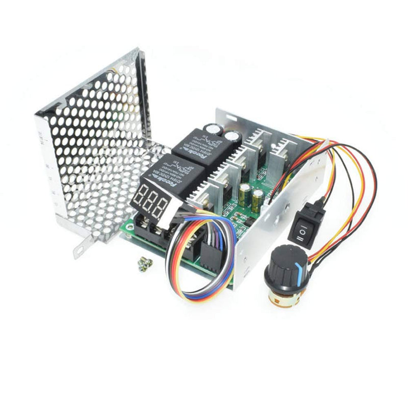 tatoko DC Motor Speed Controller 10V-55V 12V 24V 36V 40A Stepless DC Motor Speed Controller with Forward-Brake-Reverse Switch,Ajustable Potentiometer &Digital Display - NewNest Australia