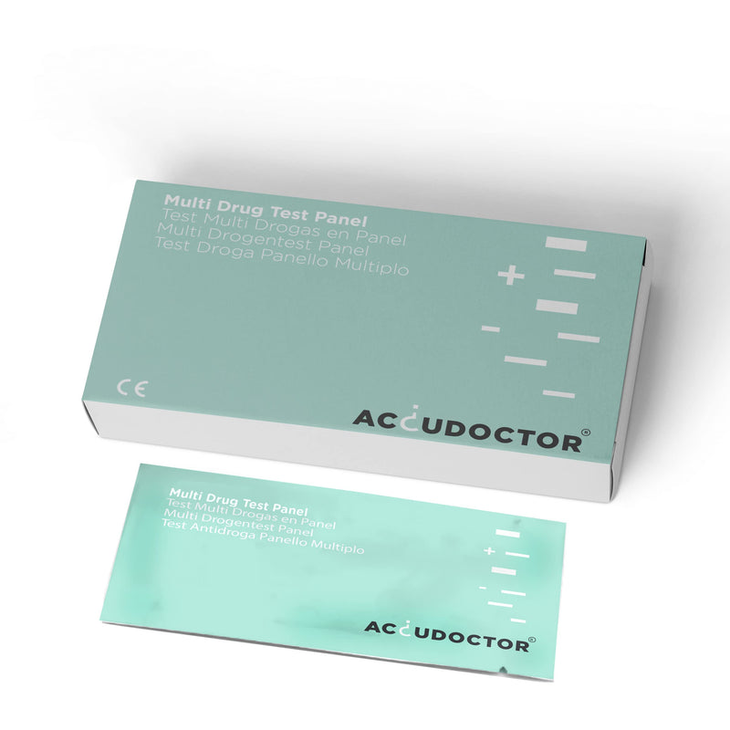 Tests Accudoctor Multi Drug Test 5 Drugs in Urine THC Cannabis Marijuana Cocaine MET MDMA Amphetamine Quick Test Urine Test Strip Multidrug Test Kit 2 Tests - NewNest Australia