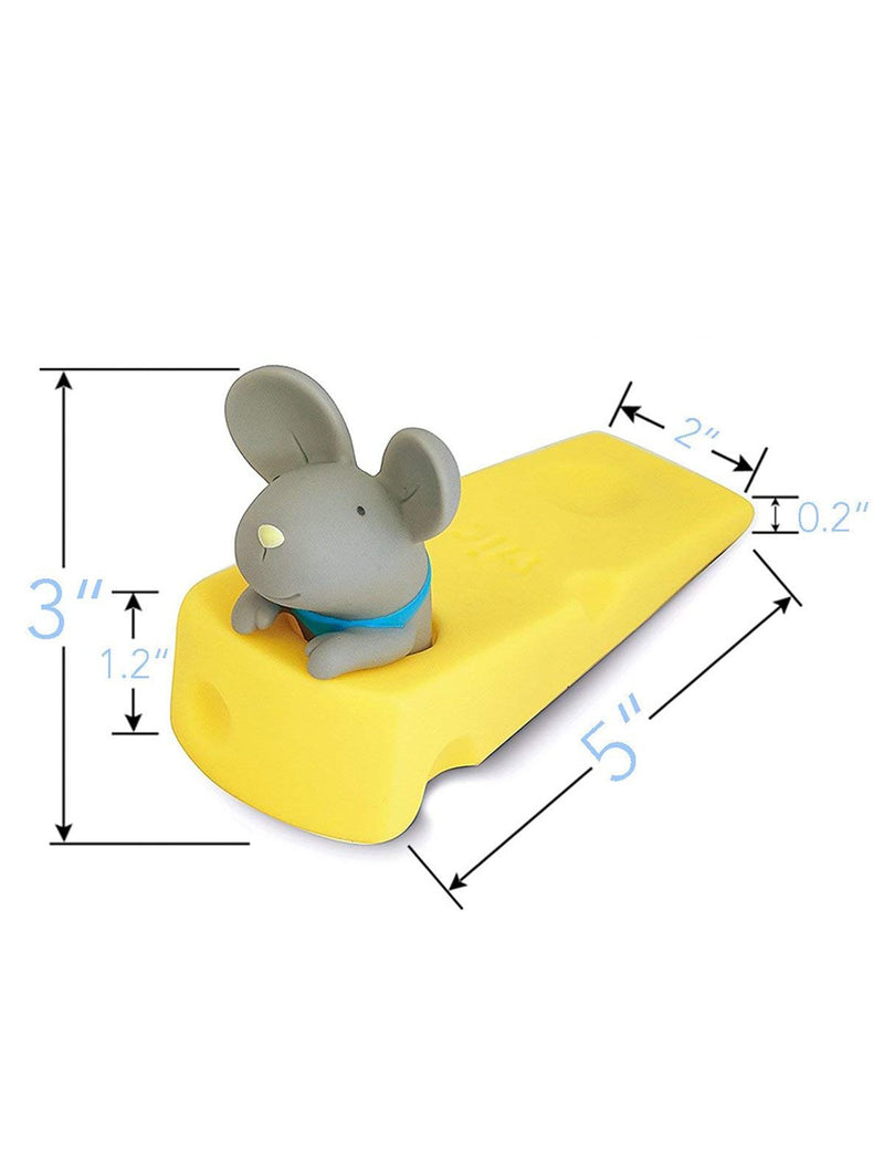 DomeStar Cute Mouse Stopper, Gray Mouse Door Stop Decorative Animal Doorstop Door Wedge Mouse Gray - NewNest Australia