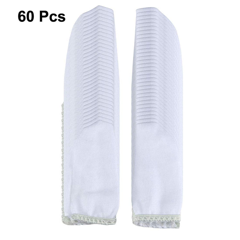 uxcell 60pcs 5.5cm-6cm Industry Working Tool Cotton Blends Finger Cots Sleeve White - NewNest Australia