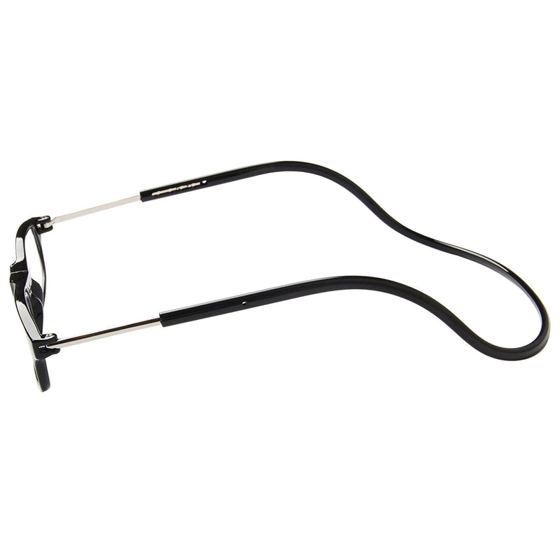 TBOC Pack: Reading Glasses Reading Aid for Men Women - (Two Units) Diopter +3.00 Black Frame Strength PC Mobile Phone Foldable Woman Man Magnetic Closure Clip Presbyopia Presbyopia +3.00 Diopter (Pack of 2) Black + Black - NewNest Australia