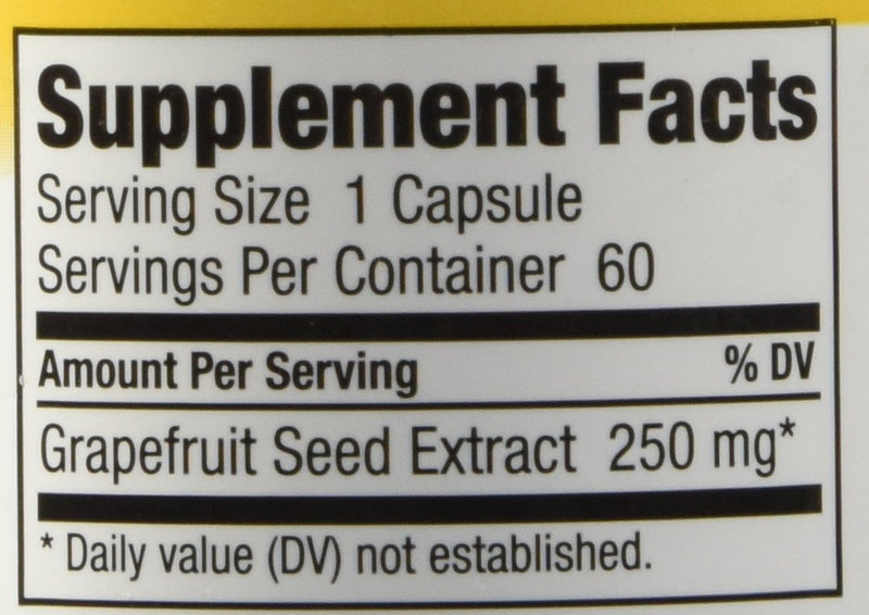 NutriBiotic – Grapefruit Seed Extract Capsules 250mg, 60 Count | Maximum Strength with Bioflavonoids | Potent Immune & Overall Health Support | Easy to Swallow | Vegan, Gluten Free, Non-GMO - NewNest Australia