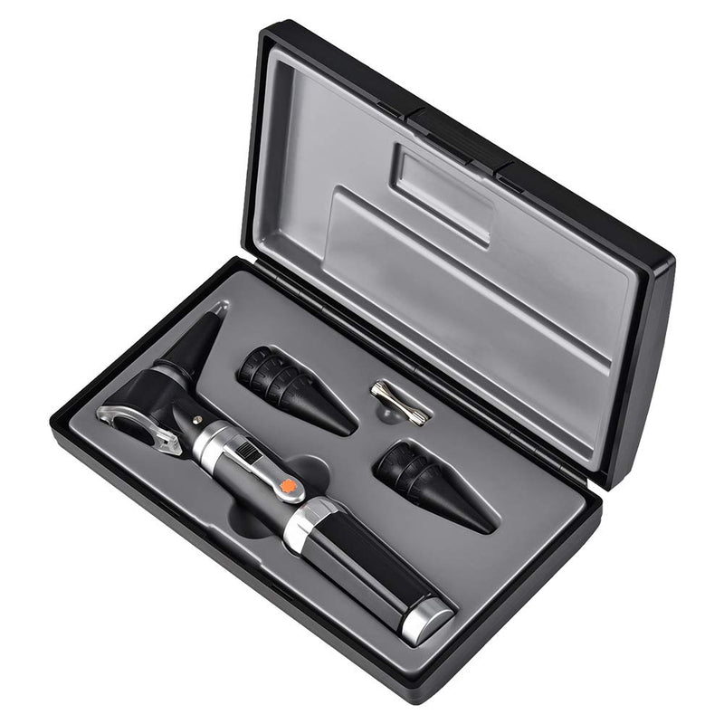 Jiusion 3X Otoscope with LED, Portable Hand Held Ear Magnifier with 8 Caps and 1 Storage Case for Doctor Nurse Adult Kid Dog Cat Pet - NewNest Australia