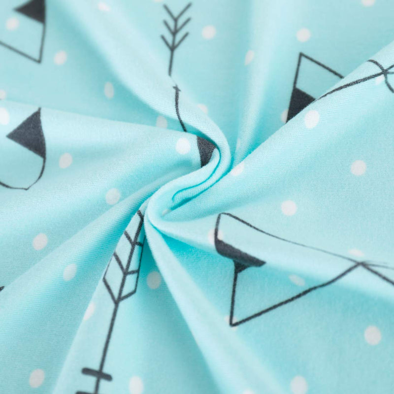 Stretchy-Pack-n-Play-Playard-Sheets-Brolex 2 Pack Portable Mini Crib Sheets,Convertible Playard Mattress Cover for Baby Boys Gilrs,Ultra Soft Jersey Knit,Arrow & Owl Arrow & Owl - NewNest Australia