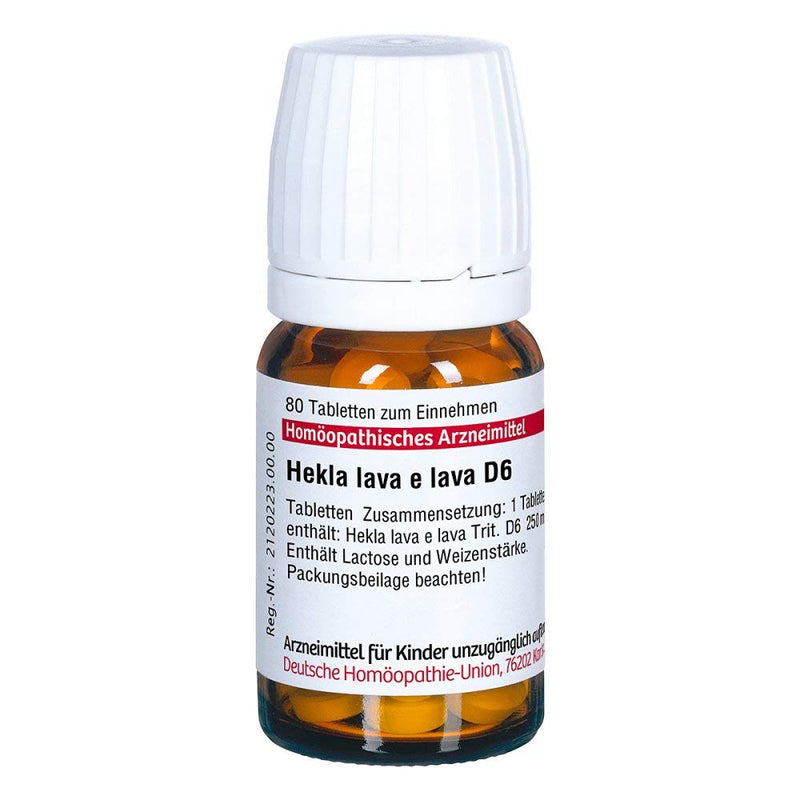 DHU Hekla lava e lava D6, 80 tablets - NewNest Australia