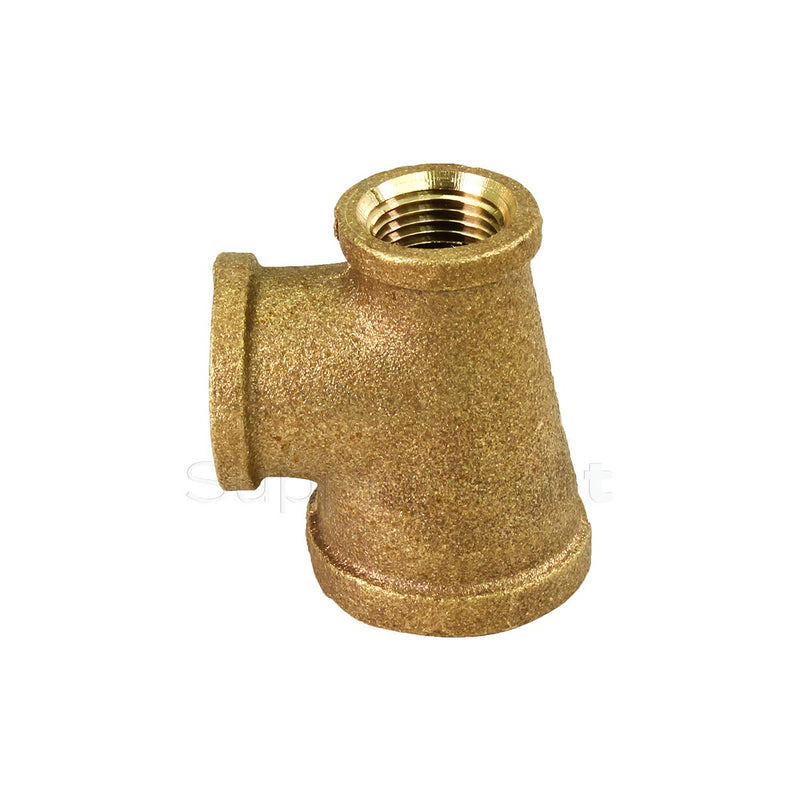 Supply Giant CSSU0344 1/2 in. x 3/4 in. Lead Free Reducing Tee Three Size with Female Threaded Connections Ends, Brass Construction, Higher Corrosion Resistance Economical & Easy to Install, 11 - NewNest Australia