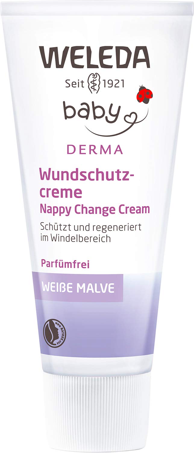 Weleda Weisse Malve Baby Cream Natural Cosmetics Skin Cream For The Protection And Regeneration Of Irritated Baby Skin Healing Ointment For Nappy Care (1 X 50 Ml) - NewNest Australia