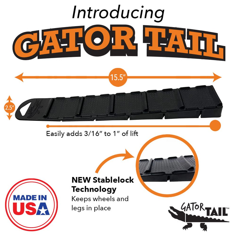 BBQ Butler Gator Tail - Leveling Shims for Grill - Plastic Wedges for Smokers, BBQs and Griddles - Cabinet Leveling Blocks- Hard Leveling Wedge - 2 Pack - NewNest Australia