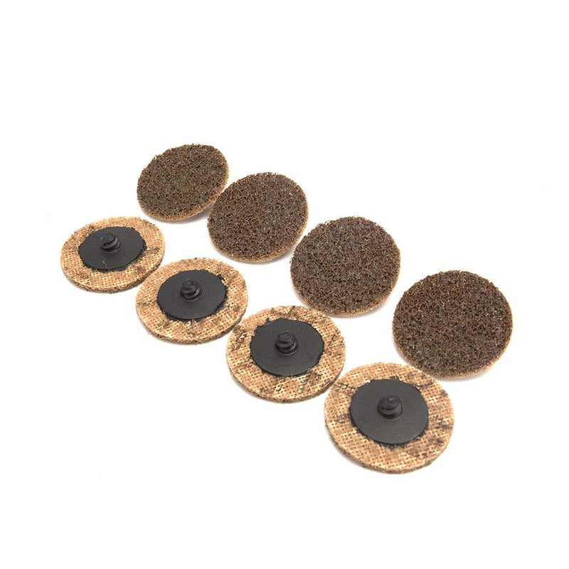 25Pcs 2 inch Quick Change Sanding Discs Set(Fine Medium Coarse) Discs Surface Conditioning Discs R-Type Disc with 1/4'' Shank Disc Pad Holder for Die Grinder, 2inch Set - NewNest Australia