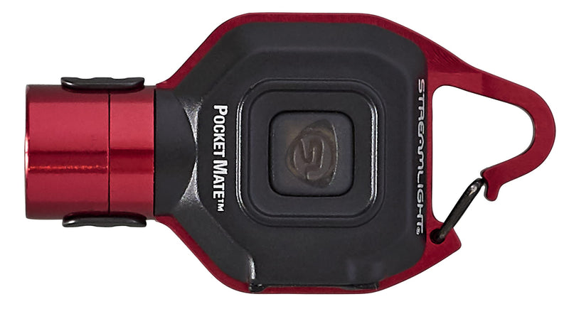 Streamlight 73301 325 Lumen Pocket Mate Keychain/Clip-on USB Rechargeable Flashlight, Red - NewNest Australia