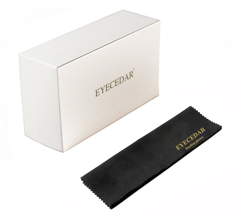 Amcedar 5-Pack Reading Glasses Men Metal Half-Frame Spring Hinges Rectangle Style Stainless Steel Material Includes Computer Readers +1.00 5 Pairs Mix 1.0 x - NewNest Australia