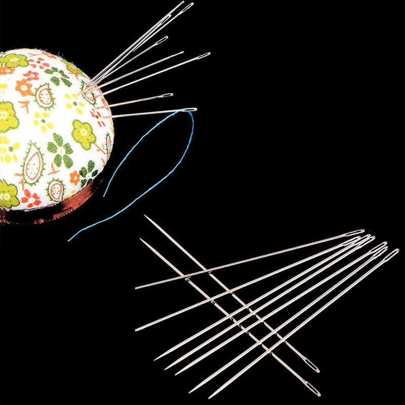 20 Pack 6.8inch/17.5cm Long Sewing Needles, Embroidery Needles Large Eye Stitching Needles, Long Needle, Upholstery Needles for Quilting Darning Bead Loom Beading Doll Making Sewing Art Crafts - NewNest Australia