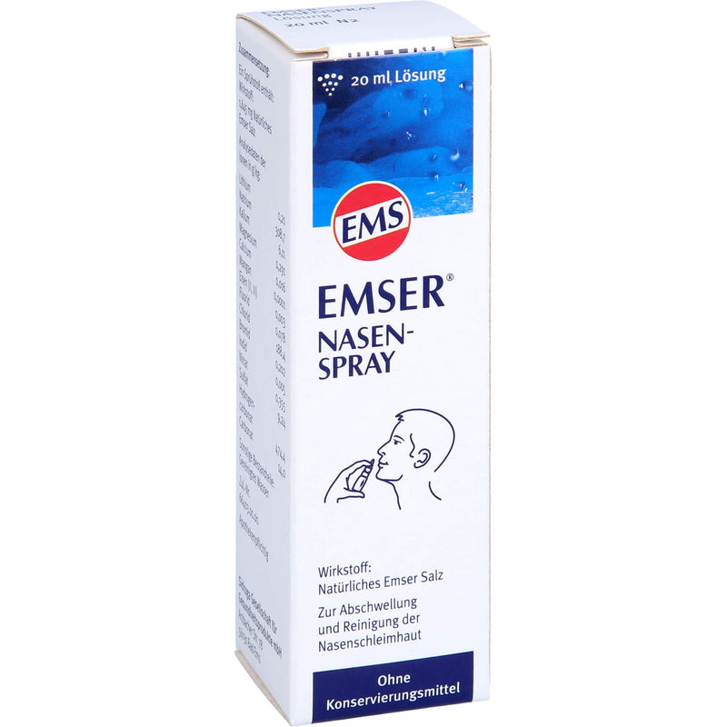 Emser nasal spray with natural Emser salt for children and adults - for allergies and colds - 20 ml - NewNest Australia