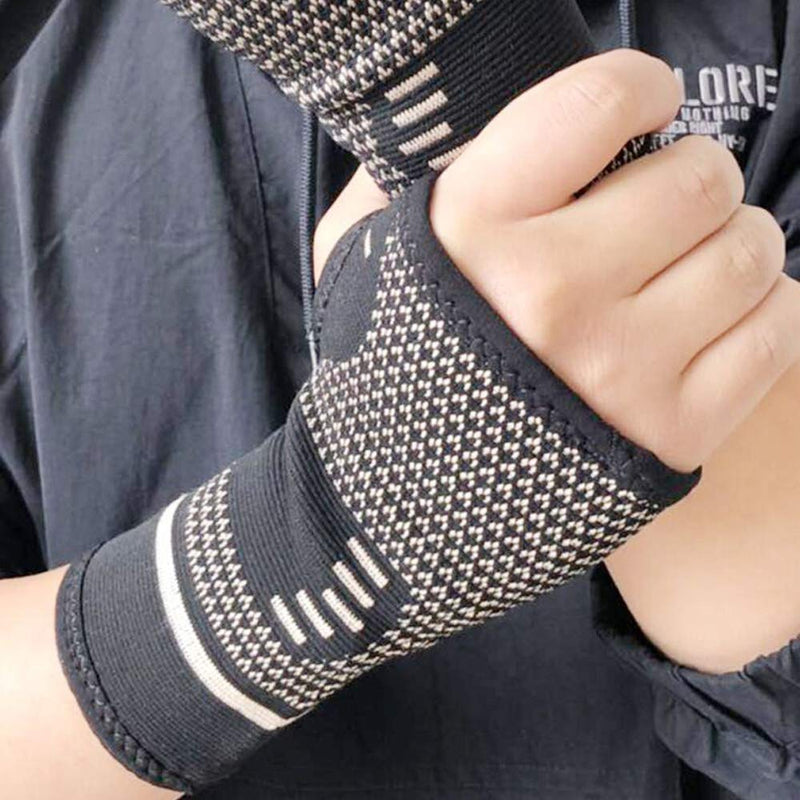 Faletony (Set Of 2) Wrist Bandage Wrist Splint Copper Wrist Guard Hand Brace Wrist Support Sports Bandages For Sports, Fitness, Strength Training, Bodybuilding - NewNest Australia