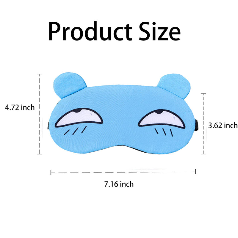 4 Pack Cute Sleeping Eye Masks, Soft Fluffy Sleeping Eye Masks Resting Eye Masks Travel Sleeping Eye Masks Kids Boys Girls Ladies Men Universal Daydream Sleeping Masks Cartoon Eye Masks 4 Pieces - NewNest Australia