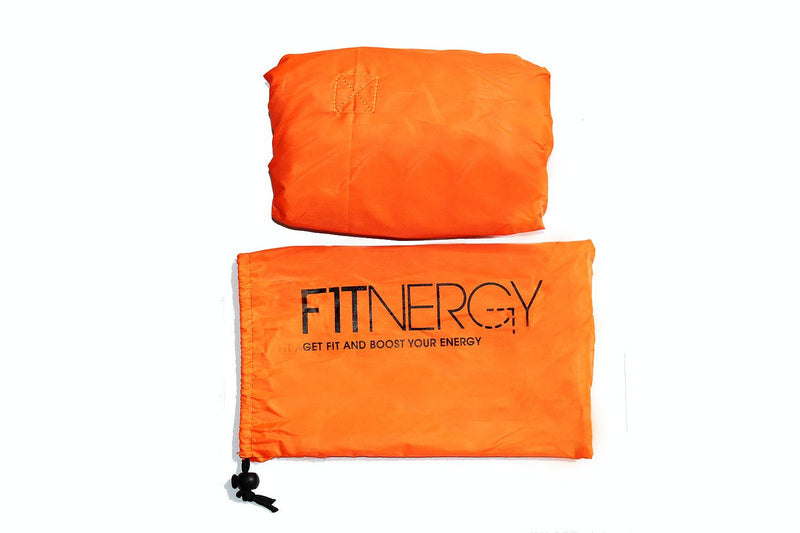F1TNERGY Running Resistance Parachute Durable 56" Orange Speed Sprint Training Chute - Free Carrying Bag - Maximize & Explosive Acceleration Soccer Football Agility Ladder Speed 1 UNIT - NewNest Australia
