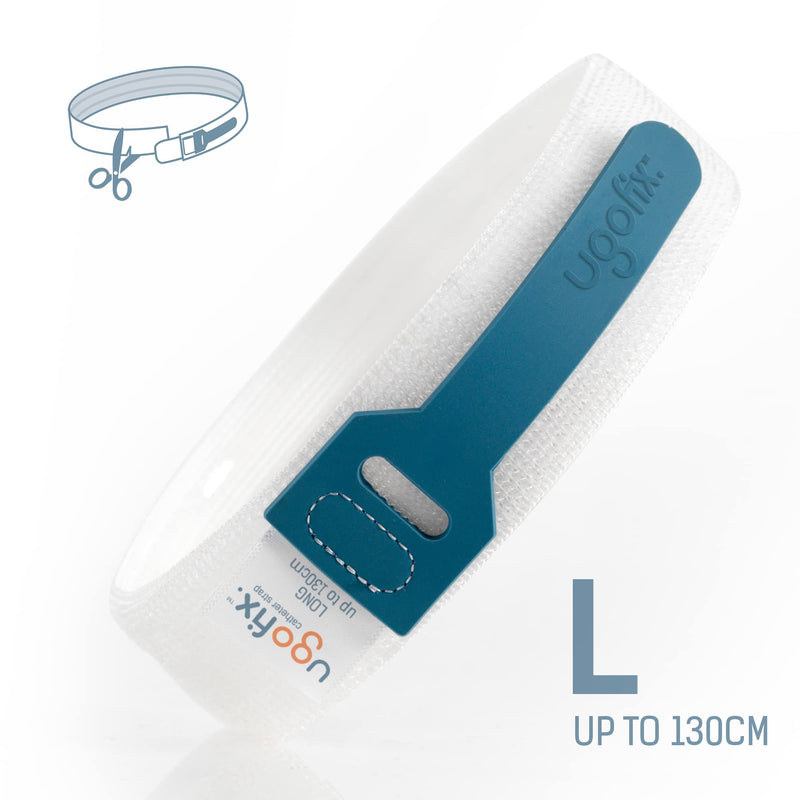 Ugo Fix Catheter Strap (X5) - Catheter Fastening Strap/Catheter Holder With Non-Slip And Allergy Free Silicone Handle And Free Laundry Bag (Long) (Pack Of 5) - NewNest Australia