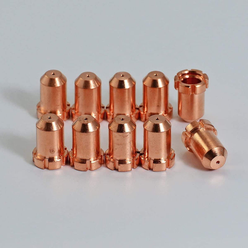 Plasma Electrode 9-6506 Nozzle Tip 9-6501 Swirl Ring 9-6507 and Shroud Shield Cup 9-6003 Kit for Thermal Dynamics Thermal Dynamics PCH25 PCH M-28 PCH M-35 Plasma Cutter 23pcs - NewNest Australia