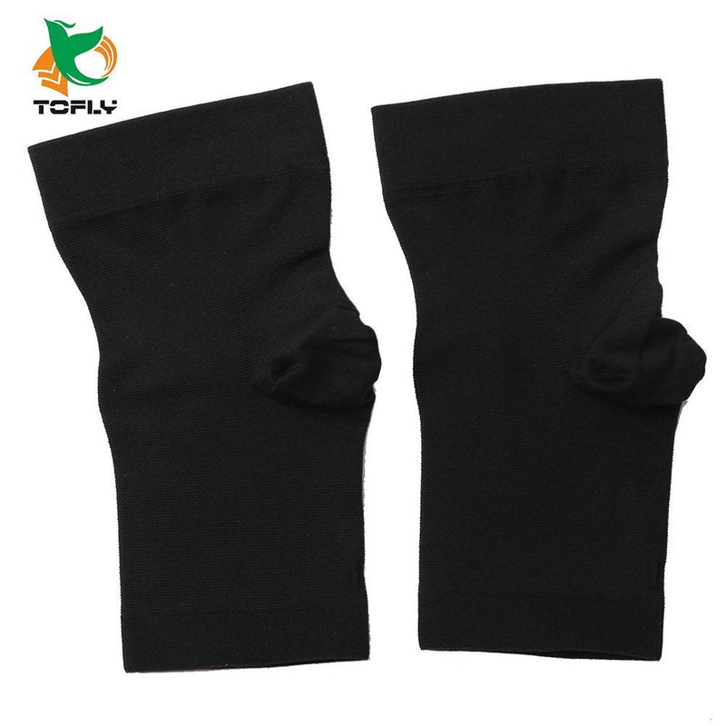 TOFLY® Plantar Fasciitis Socks for Women Men, Truly 20-30mmHg Compression Socks for Arch & Ankle Support, Foot Care Compression Sleeves for Injury Recovery, Eases Swelling, Pain Relief, 1 Pair S Black - NewNest Australia