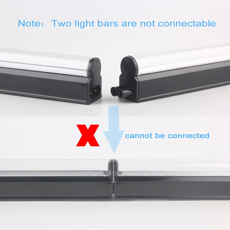 Led Black Light Bar, 10W 1ft USB UV Blacklight Tube, Glow in The Dark Party Supplies for Halloween Decorations, Room, Body Paint, Poster, Urine Detection, 2 Pack - NewNest Australia