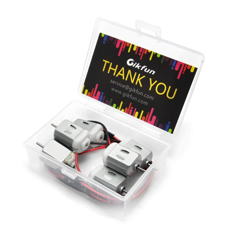 Gikfun 1.5V-6V Type 130 Miniature DC Motors for Arduino Hobby Projects DIY (Case Pack of 6) EK1450 - NewNest Australia