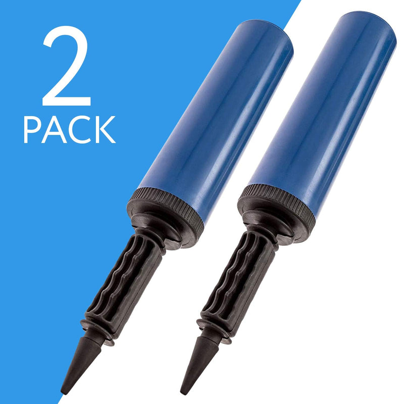 (2) Two-Way Hand Air Pumps for Exercise Balls, Balloons, Yoga Balls, Pool Floats, Balloon Pumps- Inflate 2X as Fast! - NewNest Australia