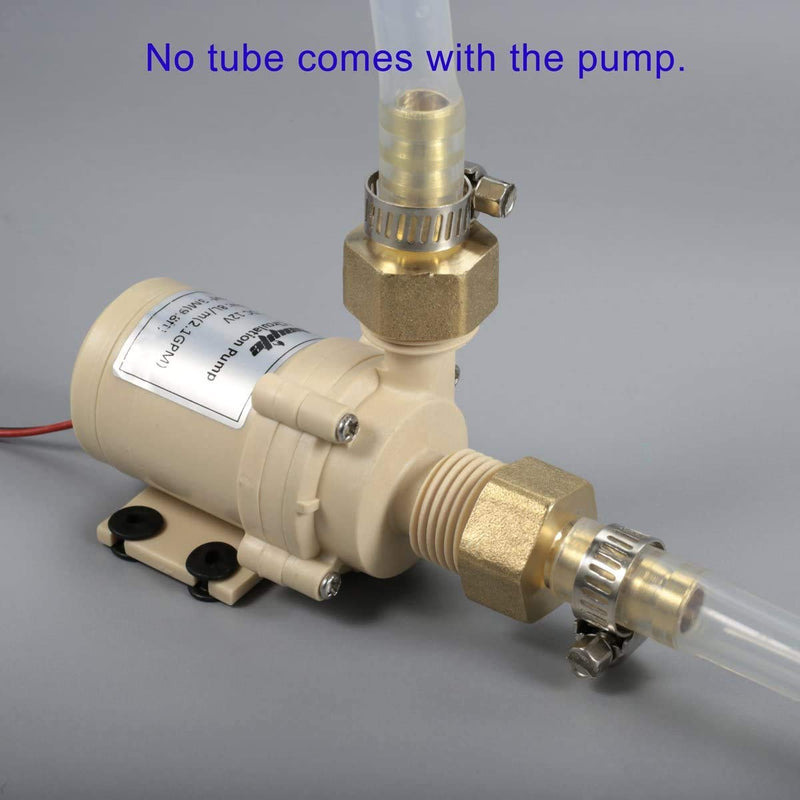 bayite BYT-7A006 DC 12V Solar Hot Water Heater Circulation Pump Low Noise 3M Discharge Head 2.1GPM - NewNest Australia