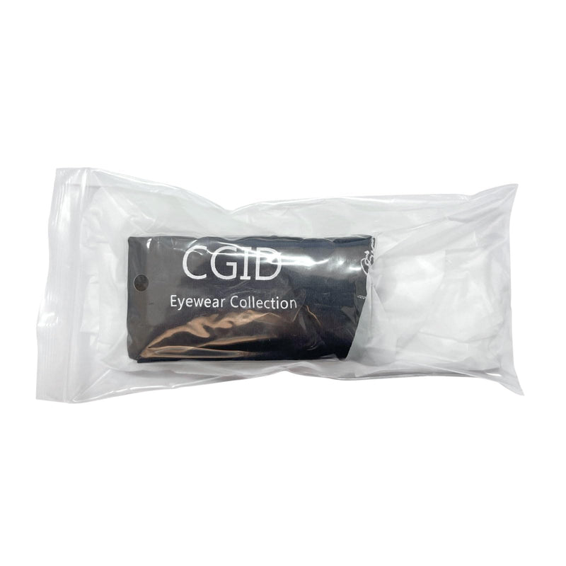 CGID CN79 Classic nerd glasses ellipse 40s 50s panto glasses vintage look clear lens glossy black - NewNest Australia