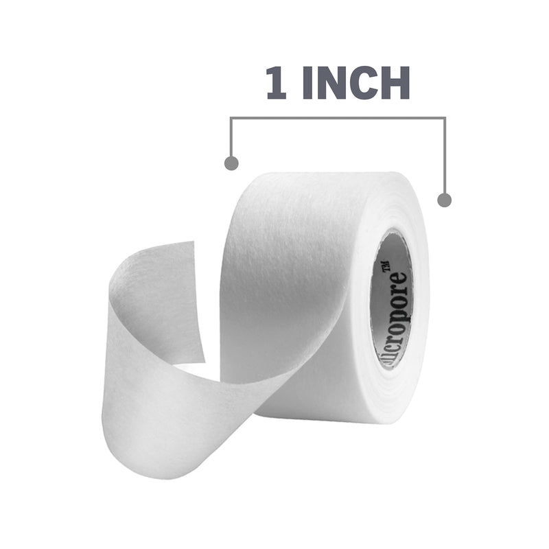 Nexcare Gentle Paper First Aid Tape, Ideal for Securing Gauze and Dressings, 6 Pack, 1 in x 10 yds, Carded 6 Count (Packs of 2) - NewNest Australia