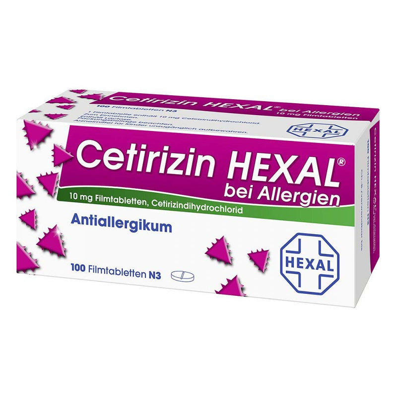 Cetirizine Hexal for allergies, 100 pieces - NewNest Australia